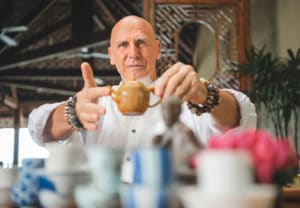 Tea Sharing with San Bao