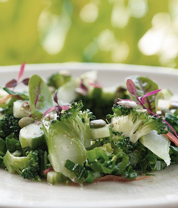 Recette de la salade de chou frisé