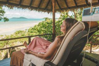 Enjoy a boost of liquid vitality with a refreshing IV therapy while soaking up panoramic views of the Gulf of Thailand.Discover more about IV Therapy (Link in bio)#KamalayaKohSamui #WellnessRetreat #WellnessSanctuary #IVTherapy #RediscoverSamui #Longevity #Boosting #Metabolism #Energy #Immunity #AntiAgeing #Health #Wellbeing