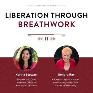 How does breathwork help to release emotional trauma?Karina Stewart talks to Sondra Ray, known the world over as the ‘Mother of Rebirthing’. Together they find out more about the powerful benefits of breathwork and how Liberation Breathing differs from other types of breathwork.Listen now (Link in bio)#KamalayaKohSamui #WellnessSanctuary #WellnessRetreat #KamalayaPodcast #Podcast #Breathwork #Breathing #BreathworkHealing #Wellness #Mind #Therapy #Mentalhealth #EnergyHealing #Trauma #BreathingExercises #Healing #LiberationBreathing #Rebirthing